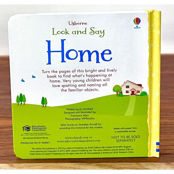 Usborne Look and Say Collection Home School Shapes (Three Pack) Litchfield Book - Picture 14 of 15